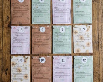 Heirloom Seed Advent Calendar - Non GMO Gardening Gift
