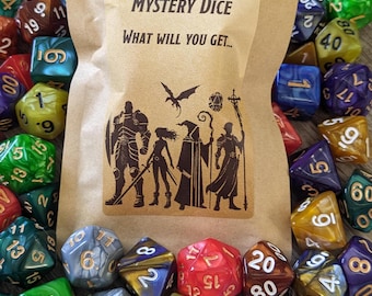 Mystery Dice Pack - 7 Piece - RPG Dice Set