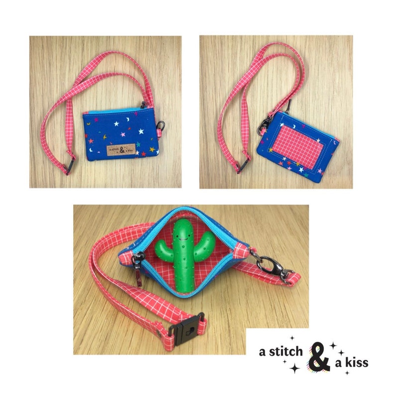 Piper ID holder pdf sewing pattern diy badge holder teacher Etsy