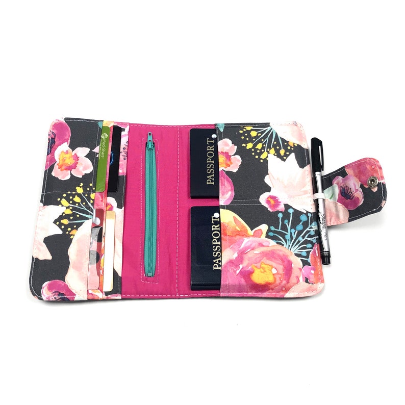 Family Travel Organizer PDF sewing pattern DIY travel wallet Etsy