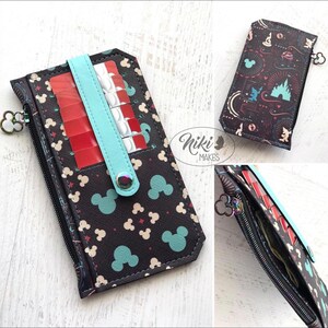 Purse pal PDF sewing pattern includes SVGs, diy wallet pattern, minimalist wallet, slim wallet, linds handmade designs image 6