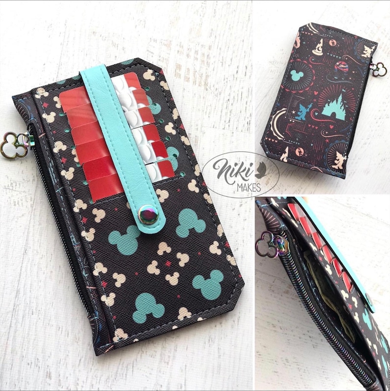 Purse pal PDF sewing pattern includes SVGs, diy wallet pattern, minimalist wallet, slim wallet, linds handmade designs image 6