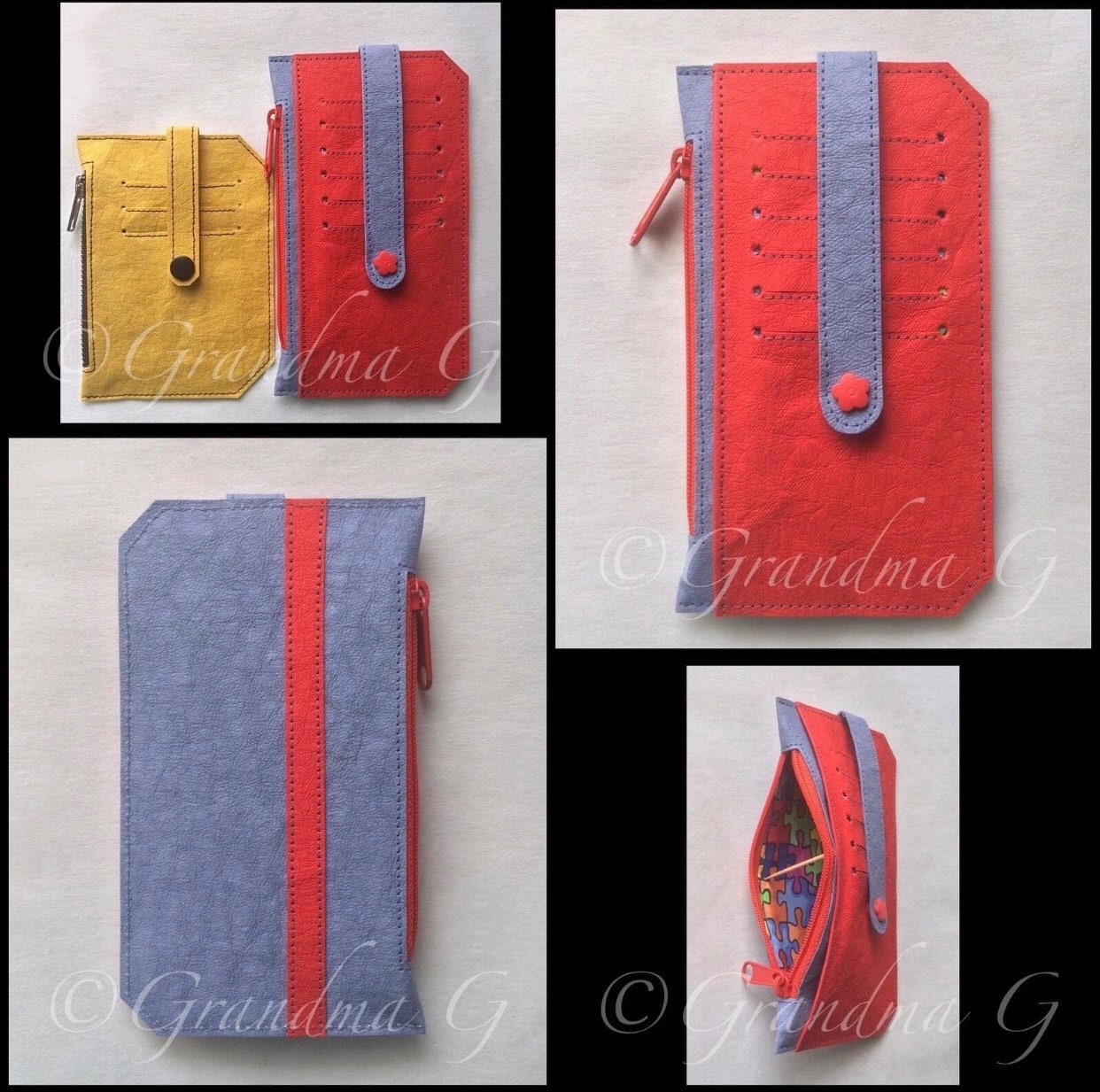 Purse Pal PDF Sewing Pattern includes Svgs Diy Wallet Etsy UK