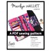 Marilyn wallet PDF sewing pattern, Linds Handmade Designs DIY wallet, trifold wallet PDF 