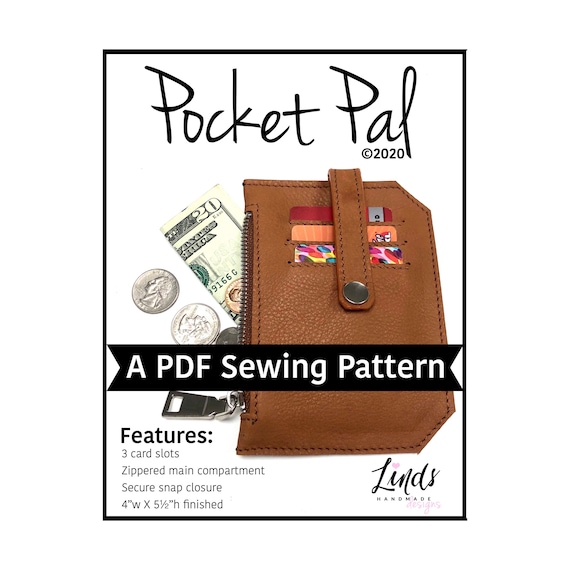 Stephie Shoulder Bag PDF sewing pattern (includes SVGs for leather