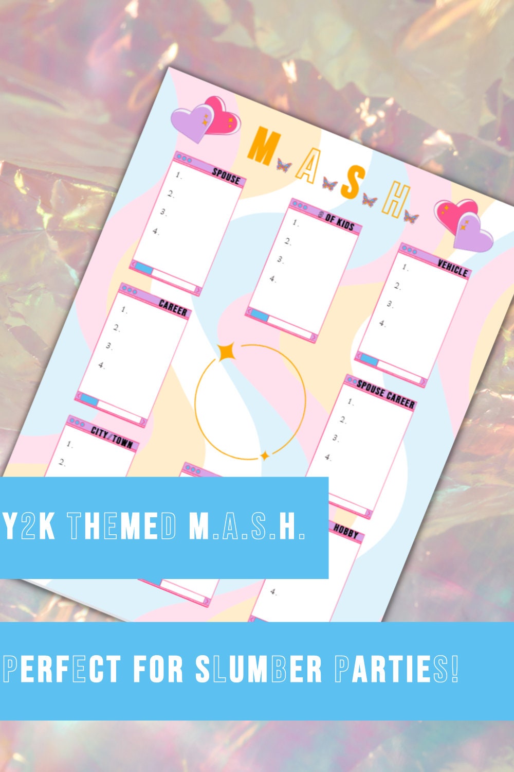 Y2K Rom Com 2000s Party Games Printable Set [4 Items] - Etsy