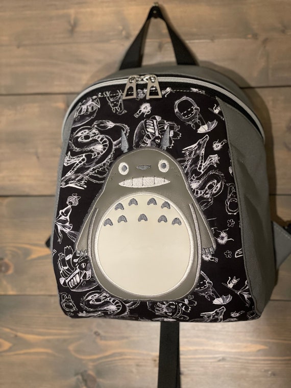 Anime Inspired Gray Cat Backpack