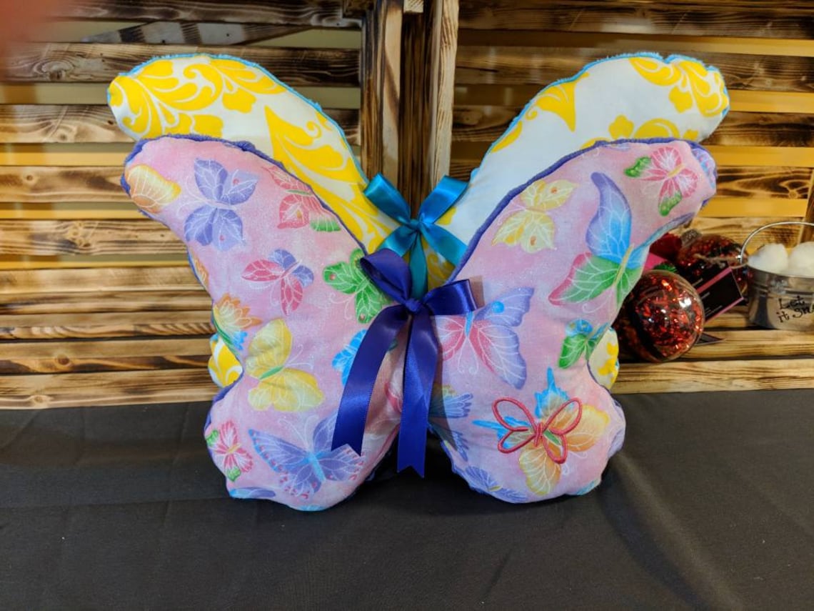 Butterfly Pillows 12 Inch Etsy
