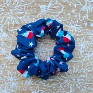 Red, White & Blue Popsicle Scrunchie