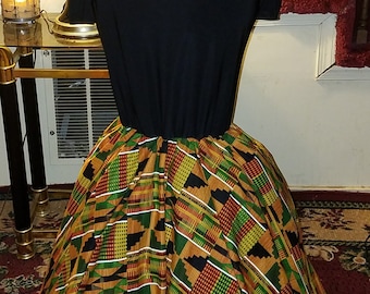 Kente Print Dress