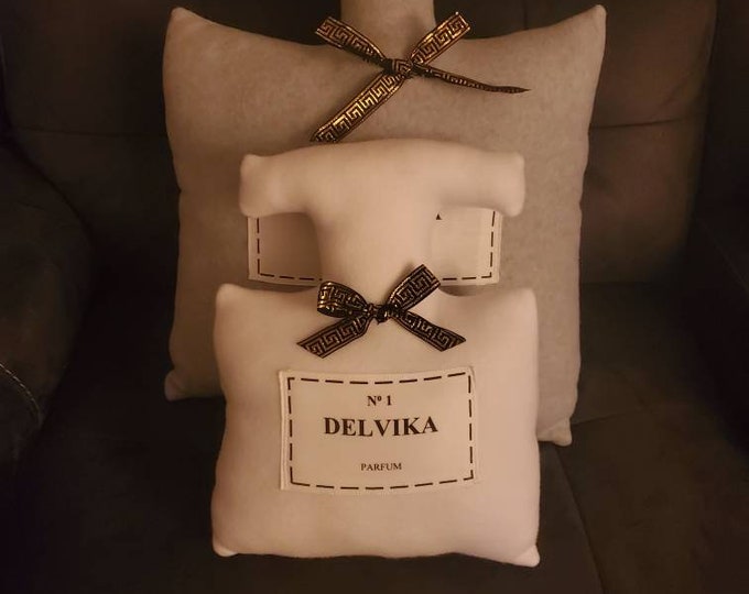 Perfume Bottle Shaped Decorative Pillow