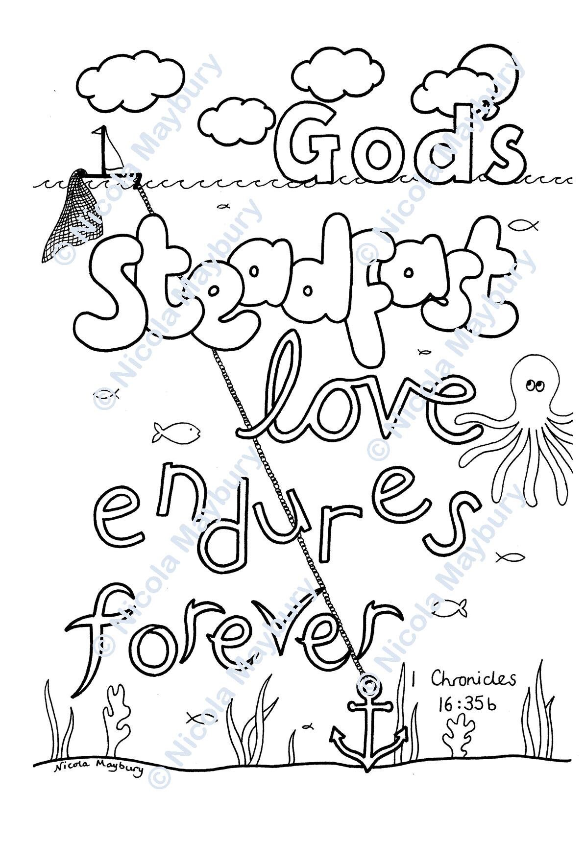 love bible coloring pages