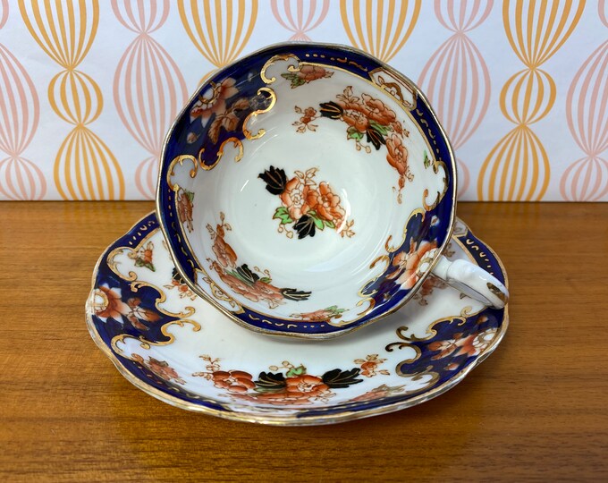 Antique Imari Tea Cup and Saucer Royal Albert China Teacup Etsy Canada