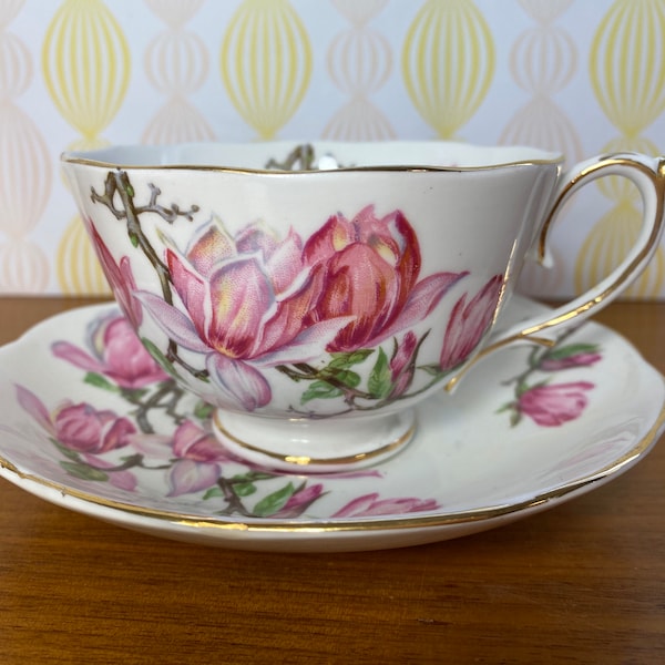 Magnolia Cup Saucer Etsy
