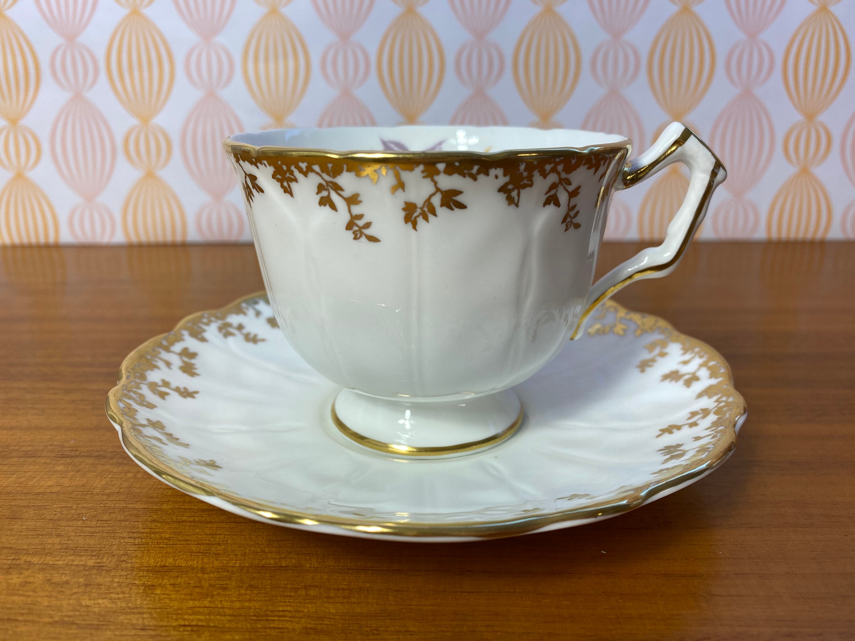 Aynsley Blue Mist Tea Saucer