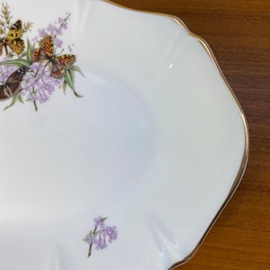 Royal Grafton China Tray, Butterflies and Purple Lilacs Serving Tray image 5