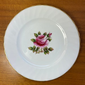 Bone China Plates, Mismatched Pink Rose Bread and Butter Plates, Side Plates, Royal Albert, Northumbria, Paragon, Royal Stafford image 7