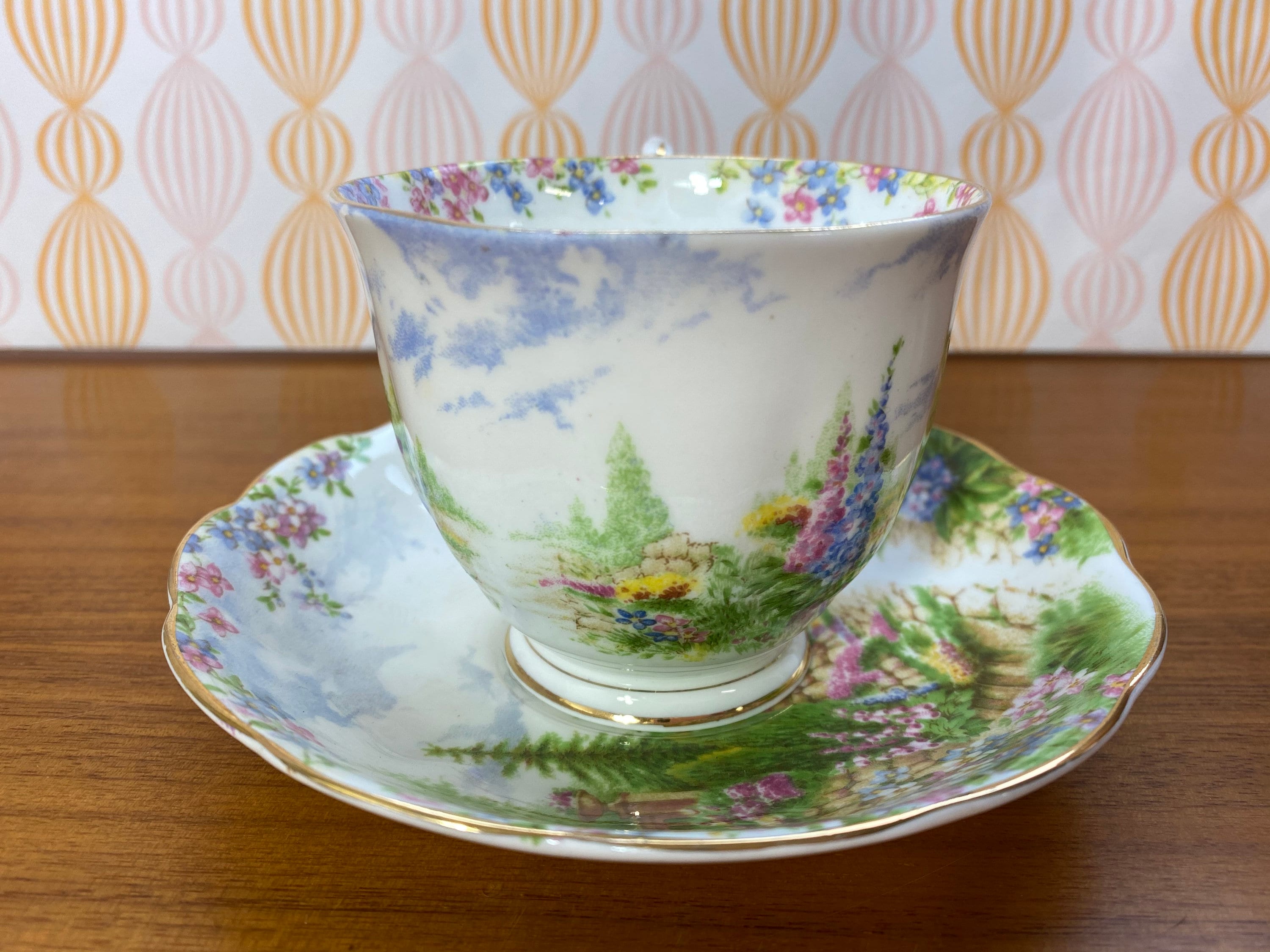 Royal Albert kentish Rockery Tea Cup and Saucer - Etsy
