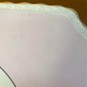 Pink Rose Tray Signed P. Granet, Myott Son & Co Ltd. Staffordshire Ceramic Serving Plate 2874 image 7