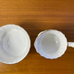 Royal Albert China Highland Thistle Cream and Sugar set with Regal Tray, Milk Pitcher and Sugar Bowl image 5