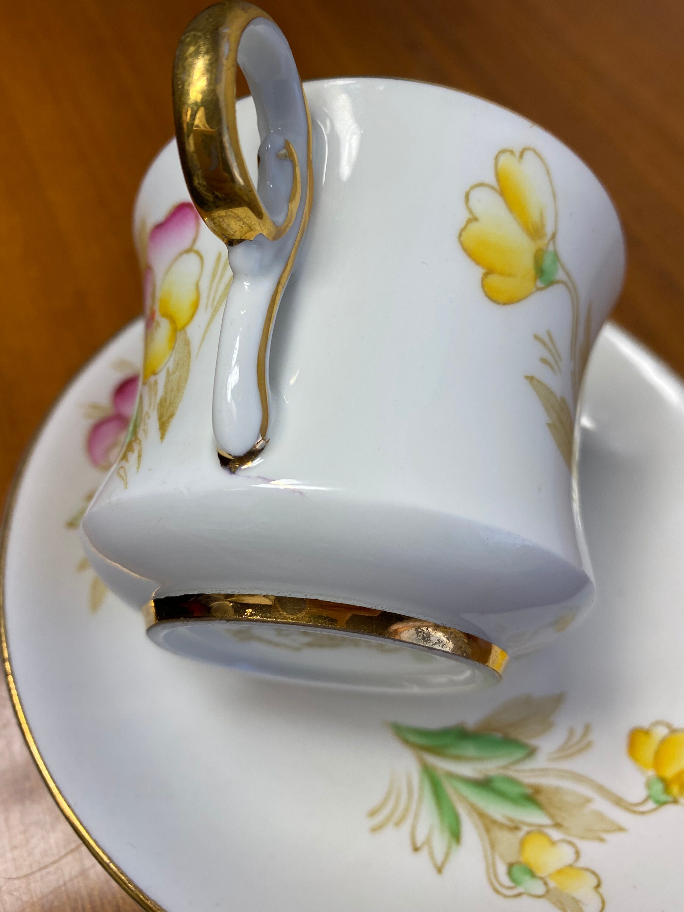 Vintage Bone China Tea Cup and Saucer Phoenix China Hand | Etsy