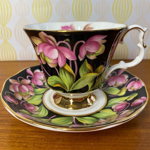 Royal Albert Provincial Flowers Series Tea Cup and Saucer, Vintage 