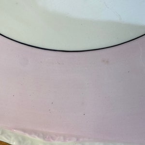 Pink Rose Tray Signed P. Granet, Myott Son & Co Ltd. Staffordshire Ceramic Serving Plate 2874 image 6