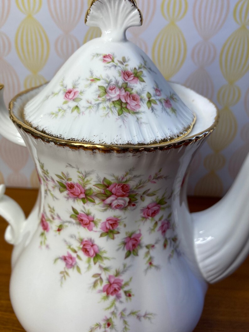 Paragon China Coffeepot / Teapot victoriana Rose Etsy