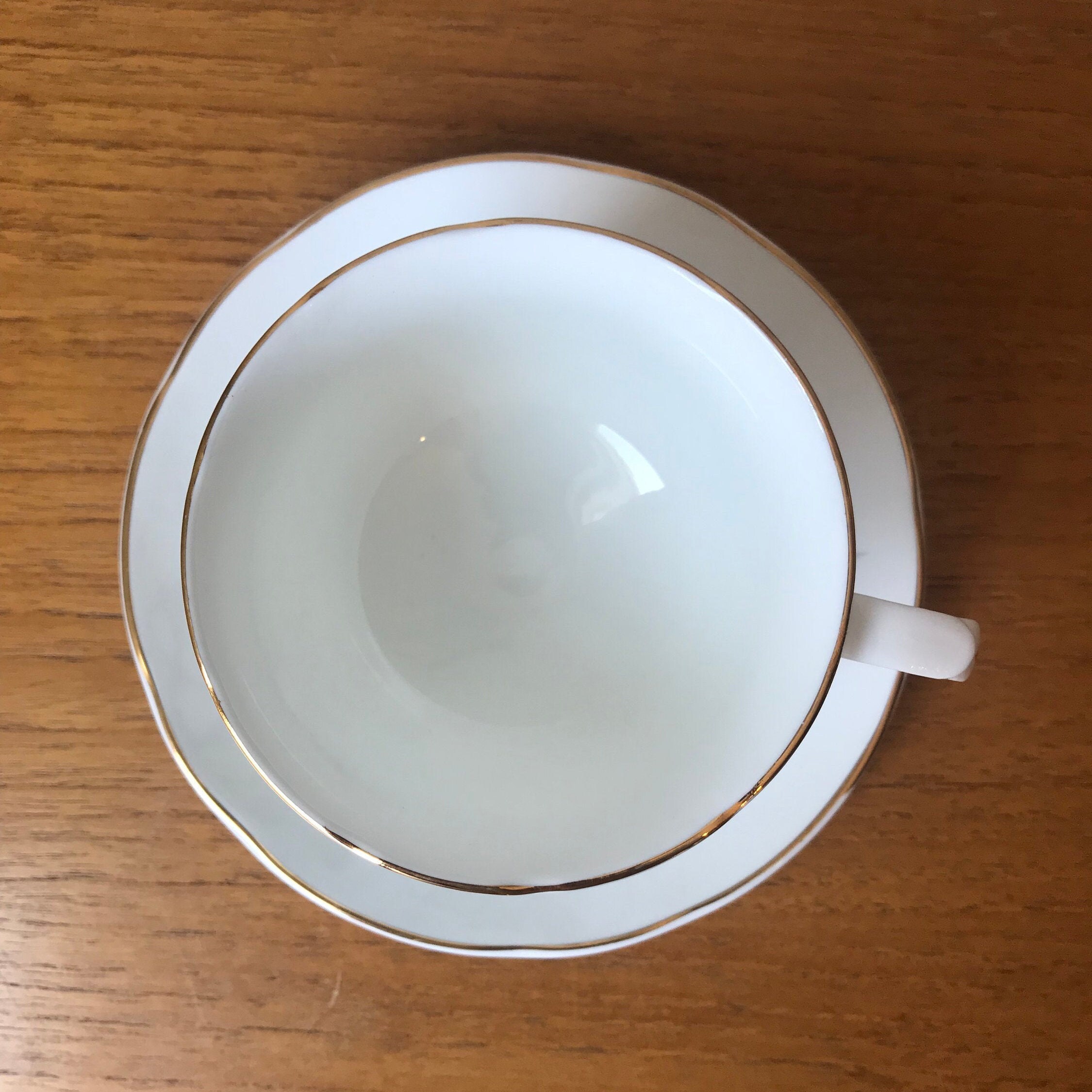 Sadler Tea Cup and Saucer Blue and Yellow Flower Teacup and Etsy