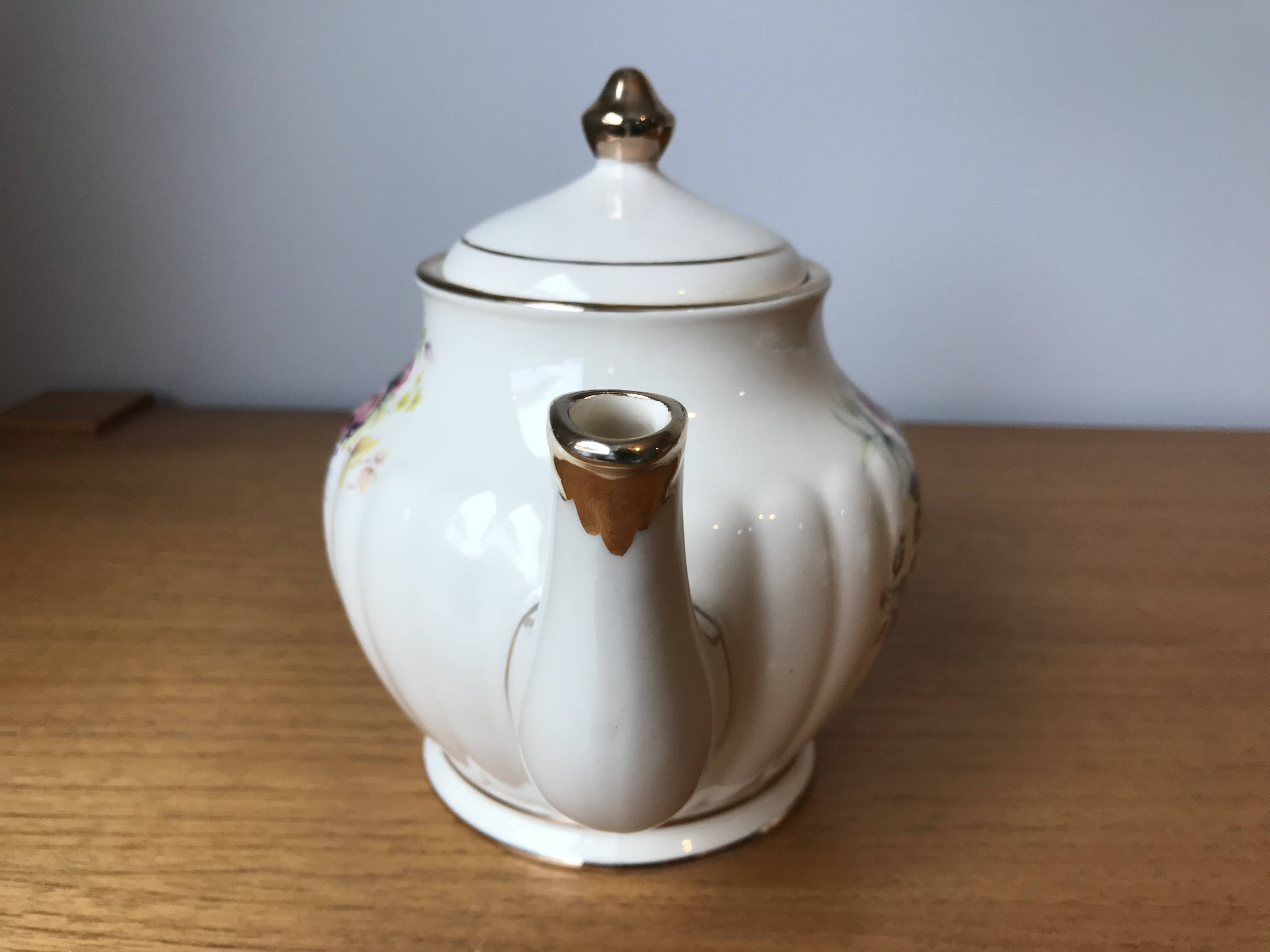Sadler Teapot and Cream and Sugar set Vintage Tea set Flower Etsy