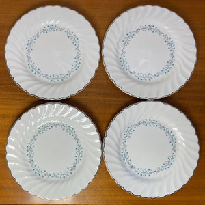 Ceramic Plates, Johnson Brothers Snowhite Regency Small Side