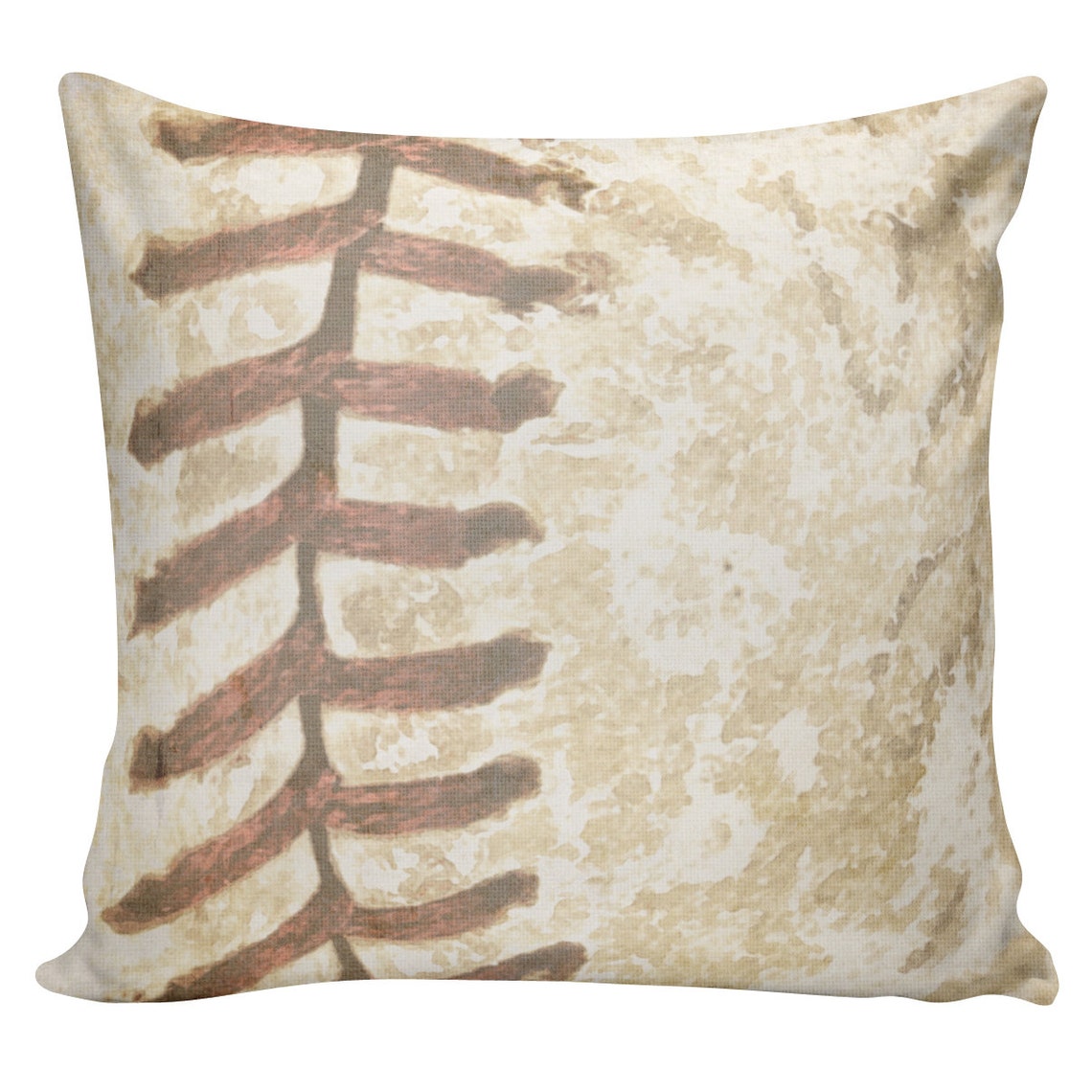 Baseball Pillow Cover 100 cotton front cotton or burlap Etsy