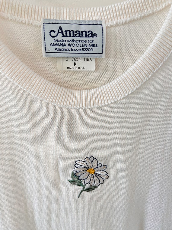 Vintage Knit Top | Amana | Women's Size Medium | … - image 6