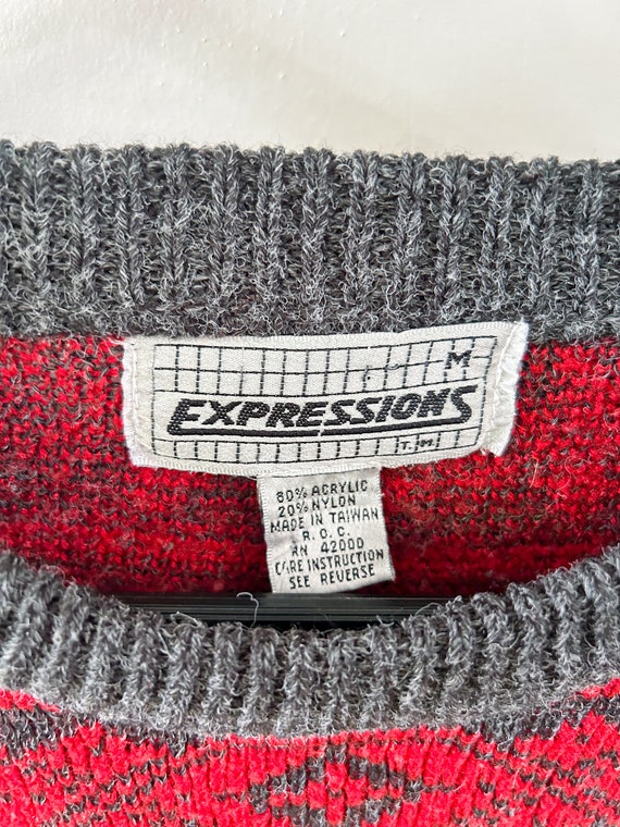 Vintage Knit Sweater | Expressions | Size Women's… - image 6