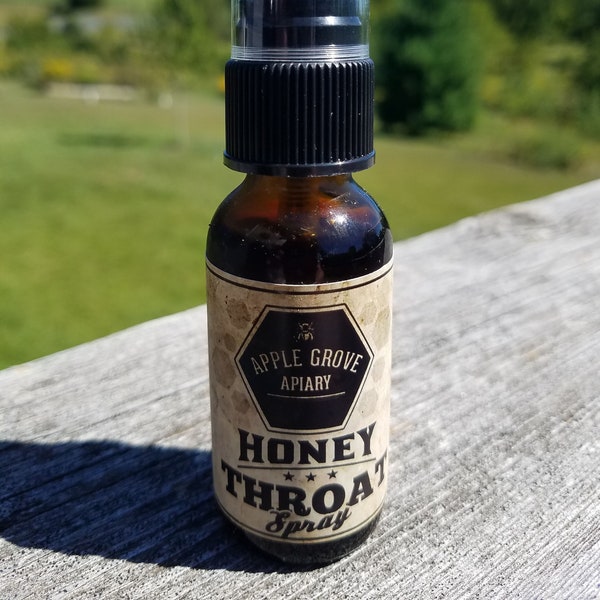 Honey Throat Spray with Elderberry & Propolis