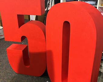 Large Freestanding Number Set Big Numbers Photo Prop, Entrance Decor ...