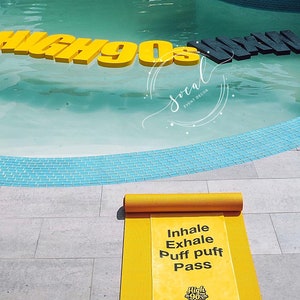 Pool Float Pool Decoration Floating Prop Letters Saying —PER LETTER