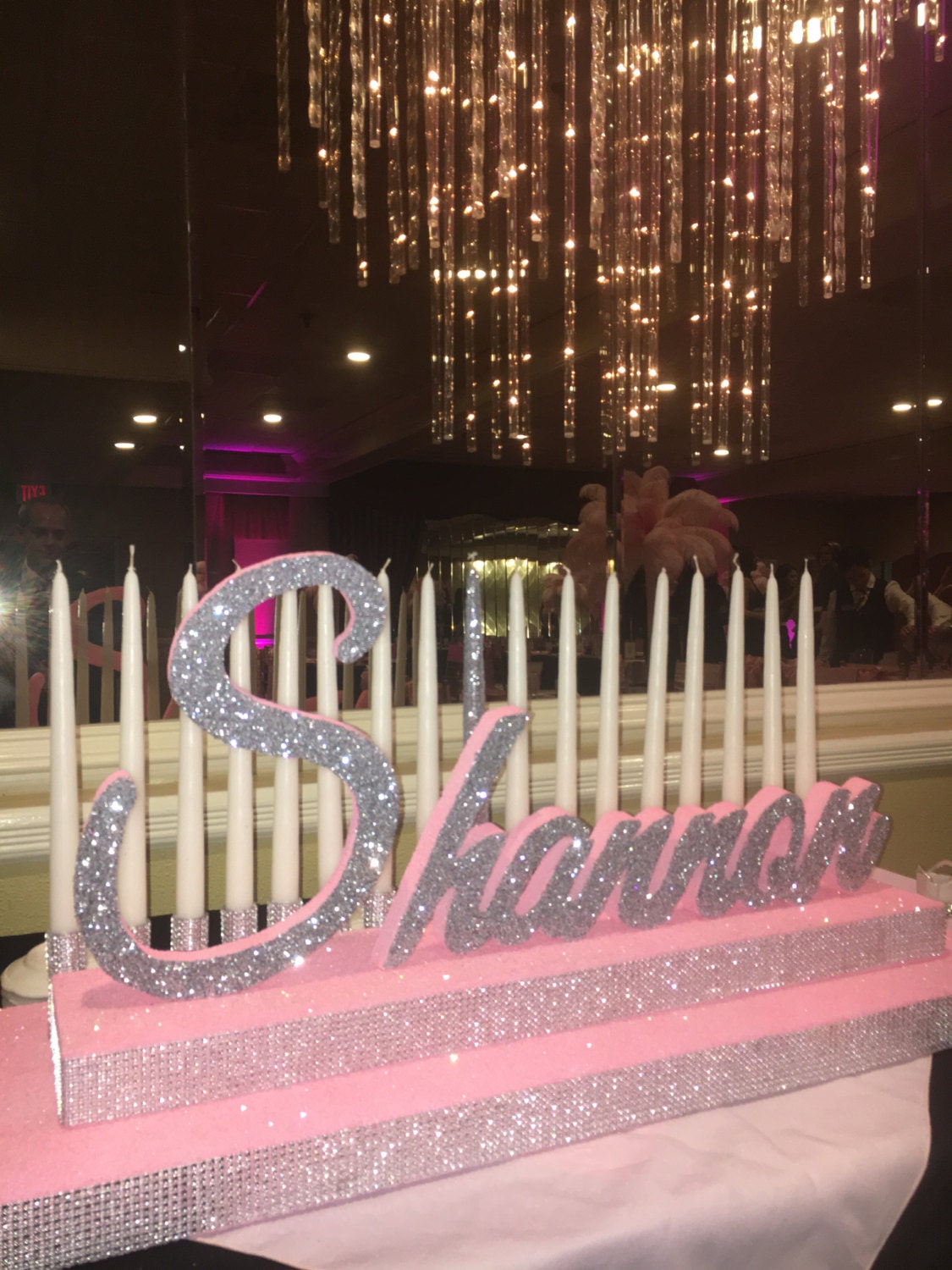 Sweet 16 Candelabra Quinceanera & Mitzvah Candle Lighting Etsy