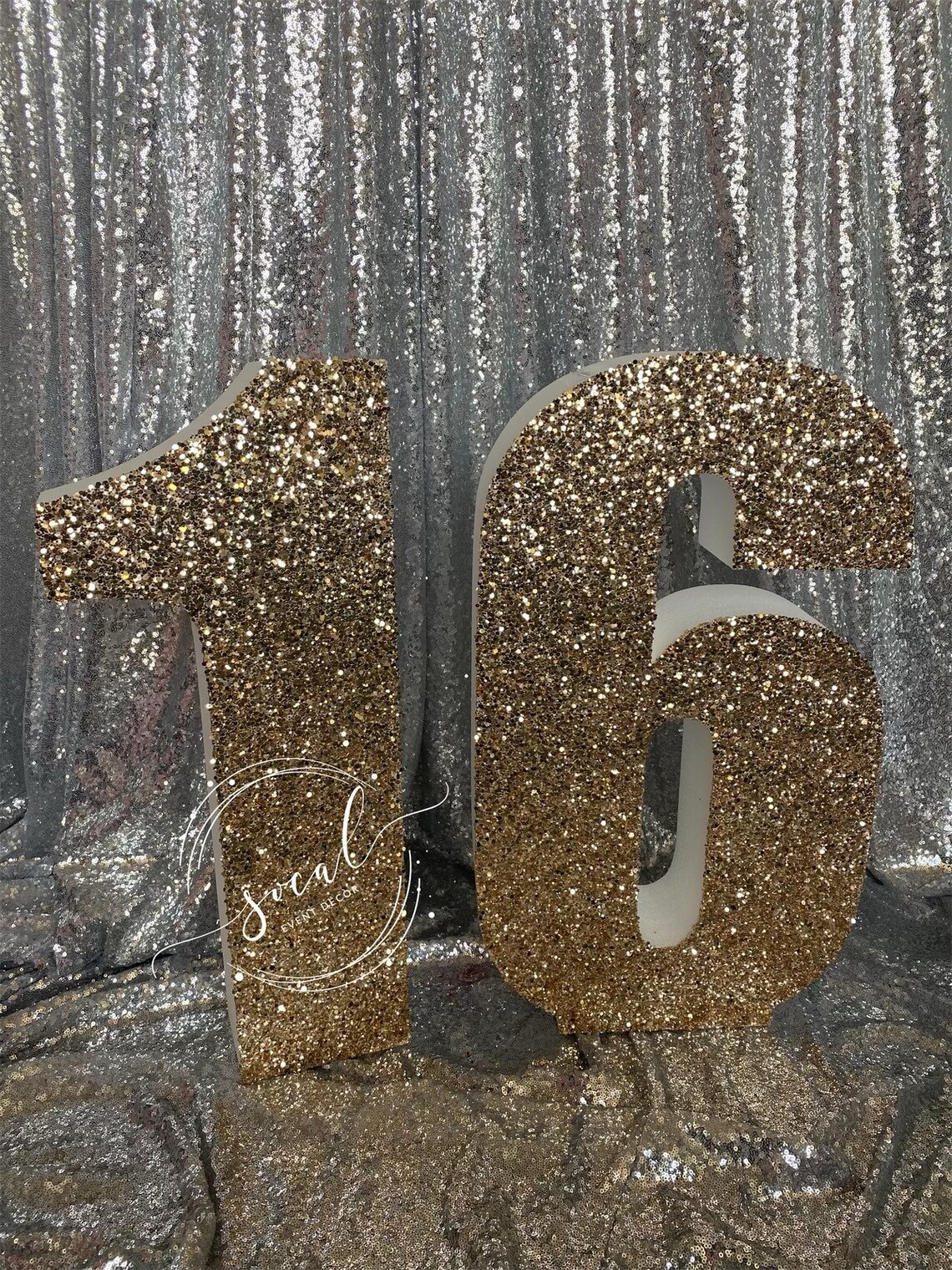 Large Freestanding Number Set Big Numbers Photo Prop Etsy