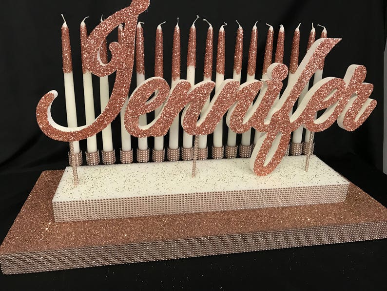 Sweet 16 Candelabra Quinceanera & Mitzvah Candle Lighting Etsy