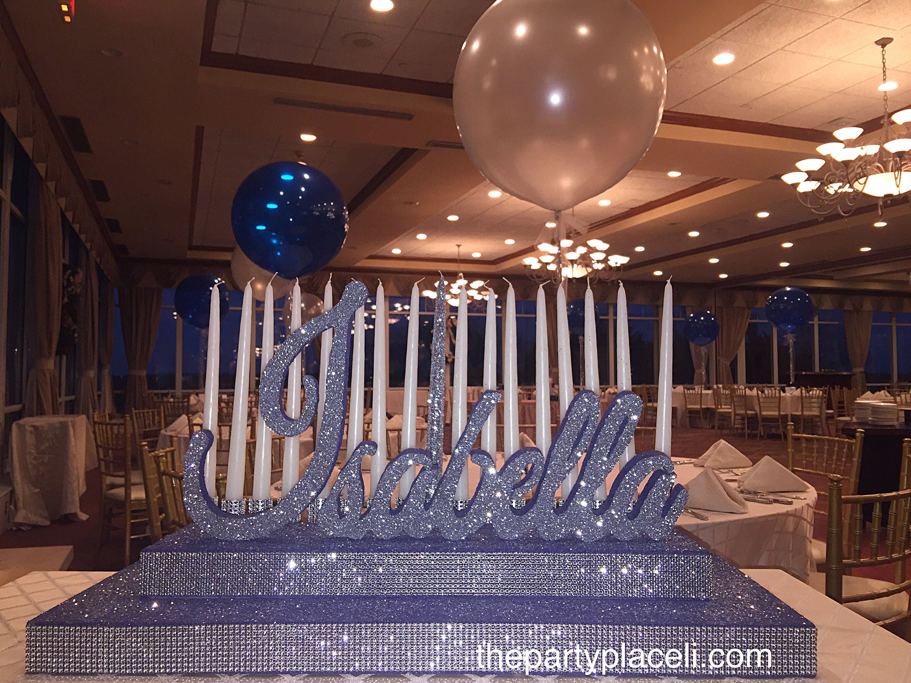 Sweet 16 Candelabra Quinceanera & Mitzvah Candle Lighting Etsy