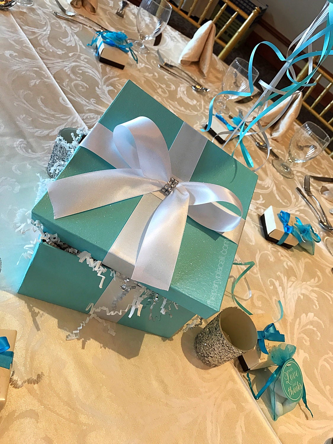 Gift Box Centerpiece Perfect For Sweet 16 Quince And Mitvah Etsy Gift Box Centerpiece Perfect For Sweet 16 Quince And Mitvah Etsy
