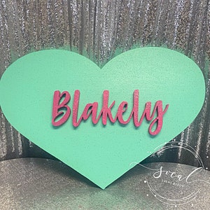 Fun Custom Pool Float for wedding, engagement, birthday pick your shape and saying Floating letters image 1