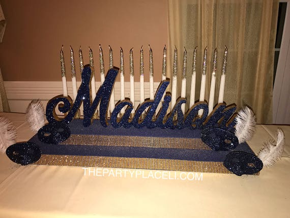 Masquerade Theme Sweet 16 Candelabra Quinceanera Mitzvah Etsy