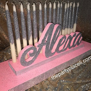 USA Made! Sweet 16 Candelabra, Quinceanera & Mitzvah Candle Lighting Centerpiece