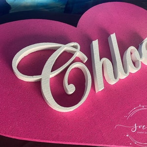Fun Custom Pool Float for wedding, engagement, birthday pick your shape and saying Floating letters image 8