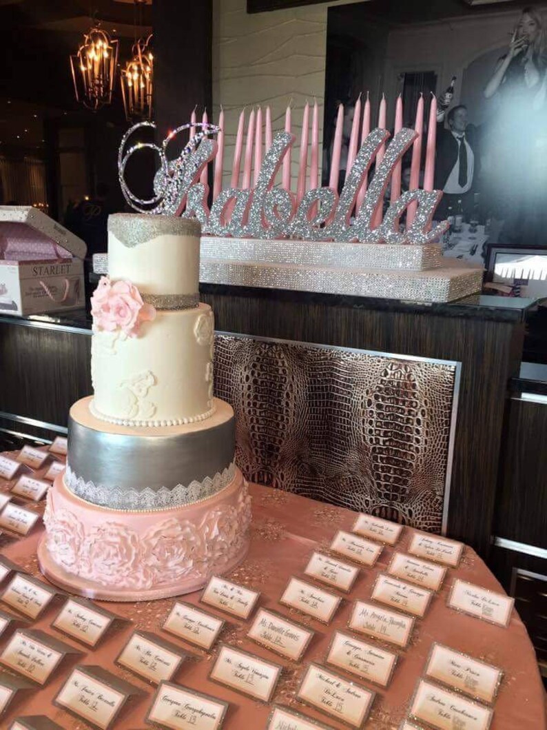 Sweet 16 Candelabra Quinceanera & Mitzvah Candle Lighting Etsy