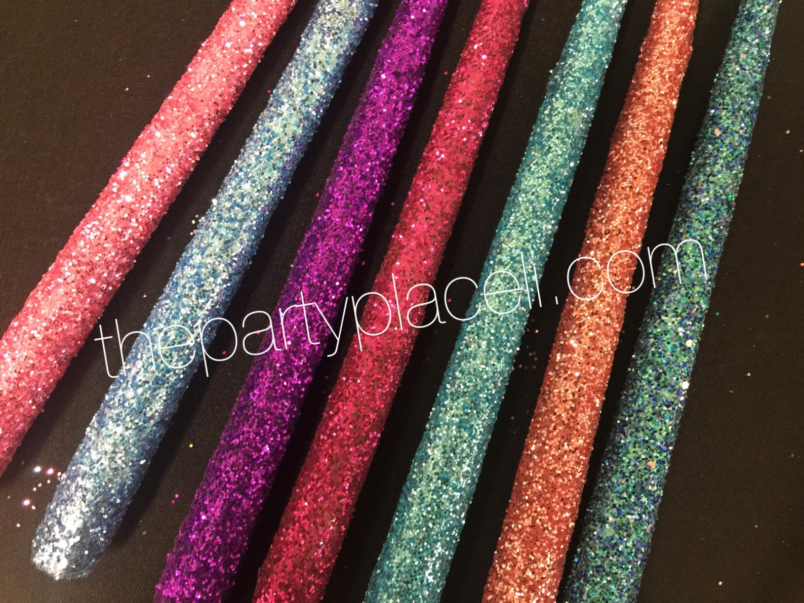 Glitter Taper Candles for Candle Lighting Ceremony QTY16 Etsy