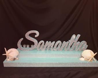 Under The Sea Beach Themed Sweet 16 Candelabra Quinceanera Etsy