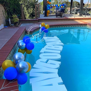 Pool Float Pool Decoration Floating Prop Letters Saying —per Letter - Etsy